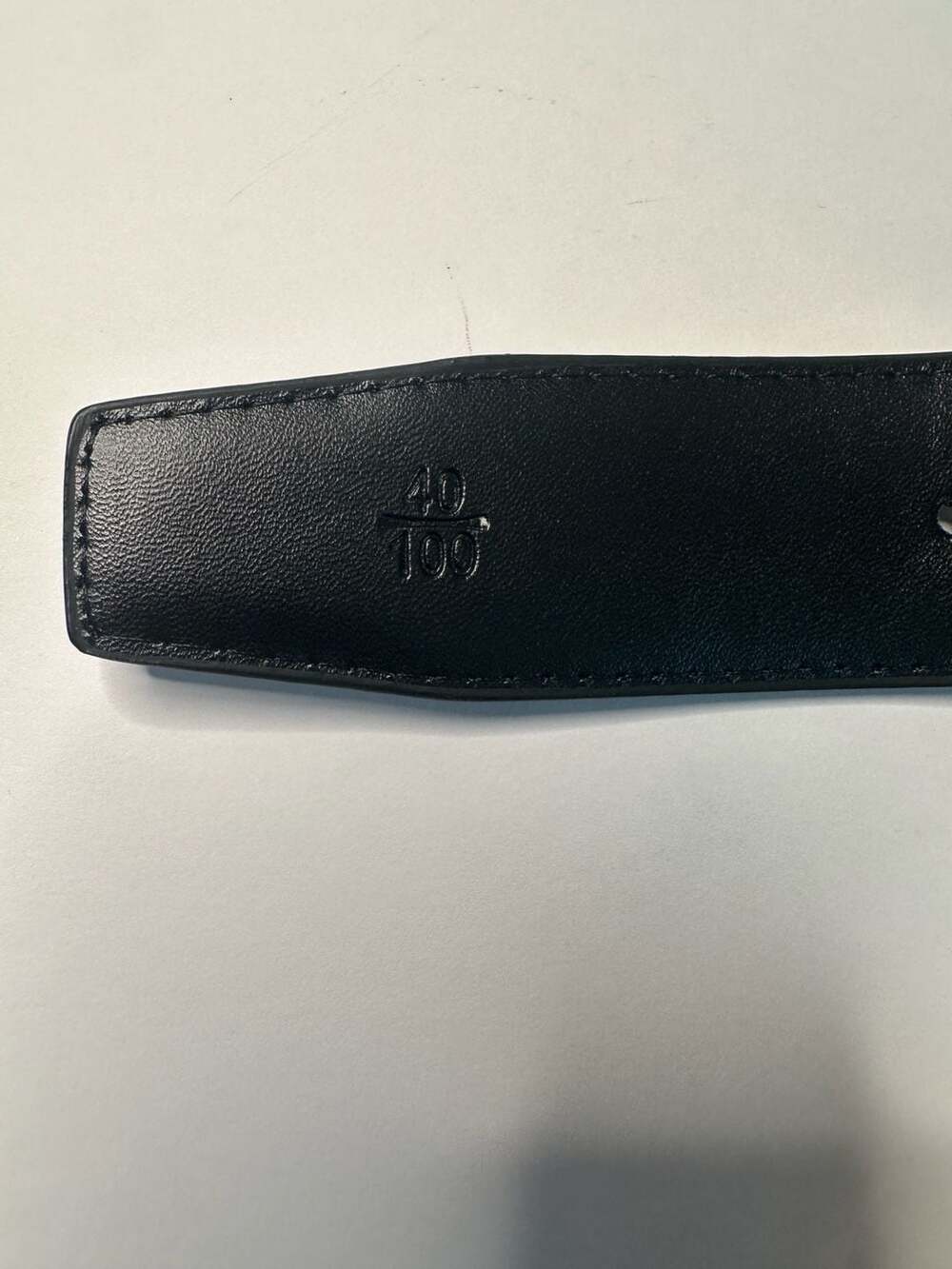 Gucci GG Marmont Black Leather Belt with Gold Buckle Size 100/40 - Picture 6 of 6